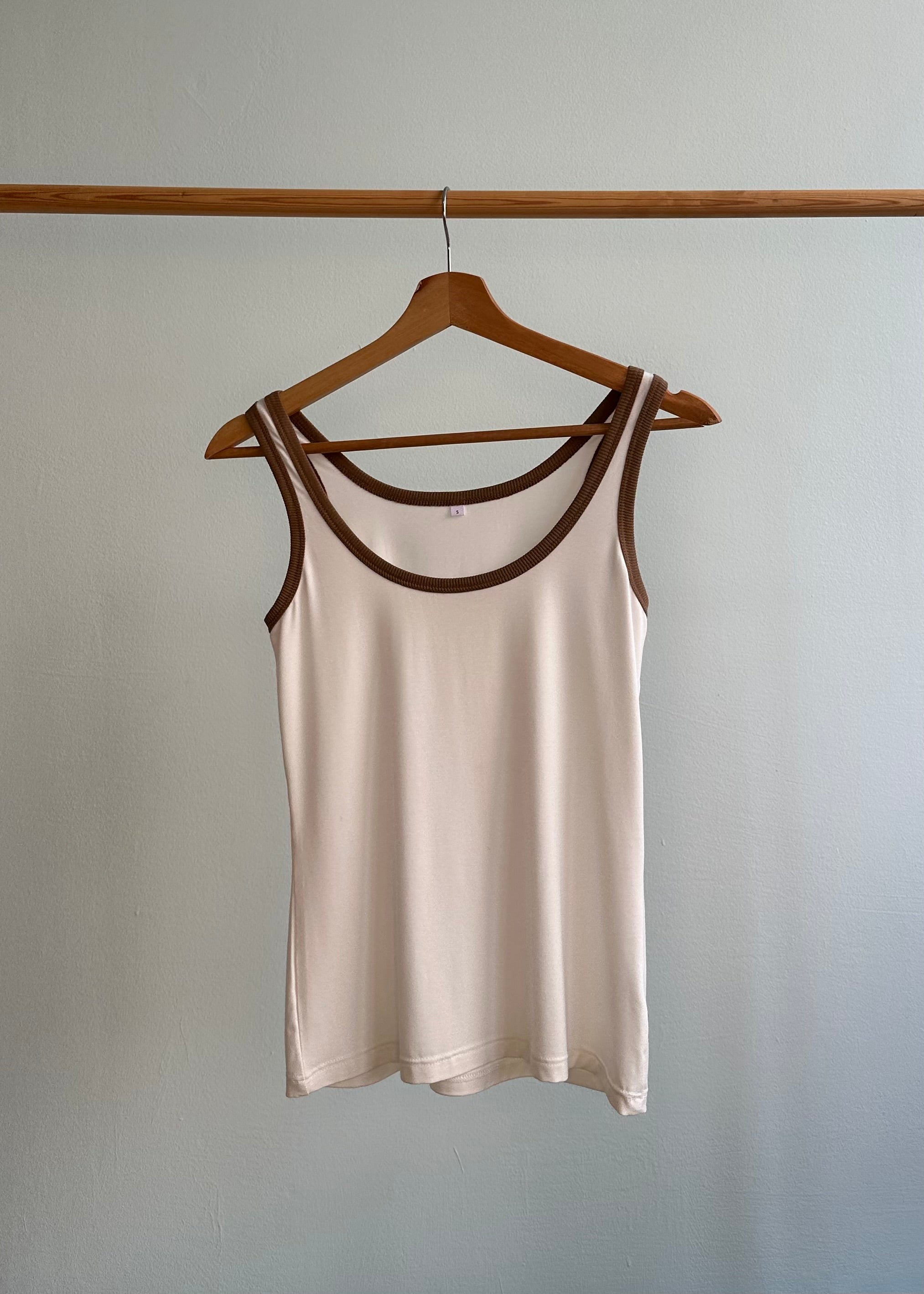 Classic SABA Top Tank - Brown Rib